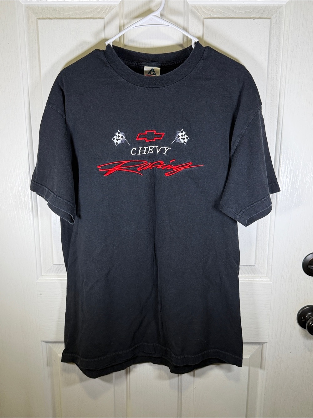 Chevy Racing Embroidered Short Sleeve Tee